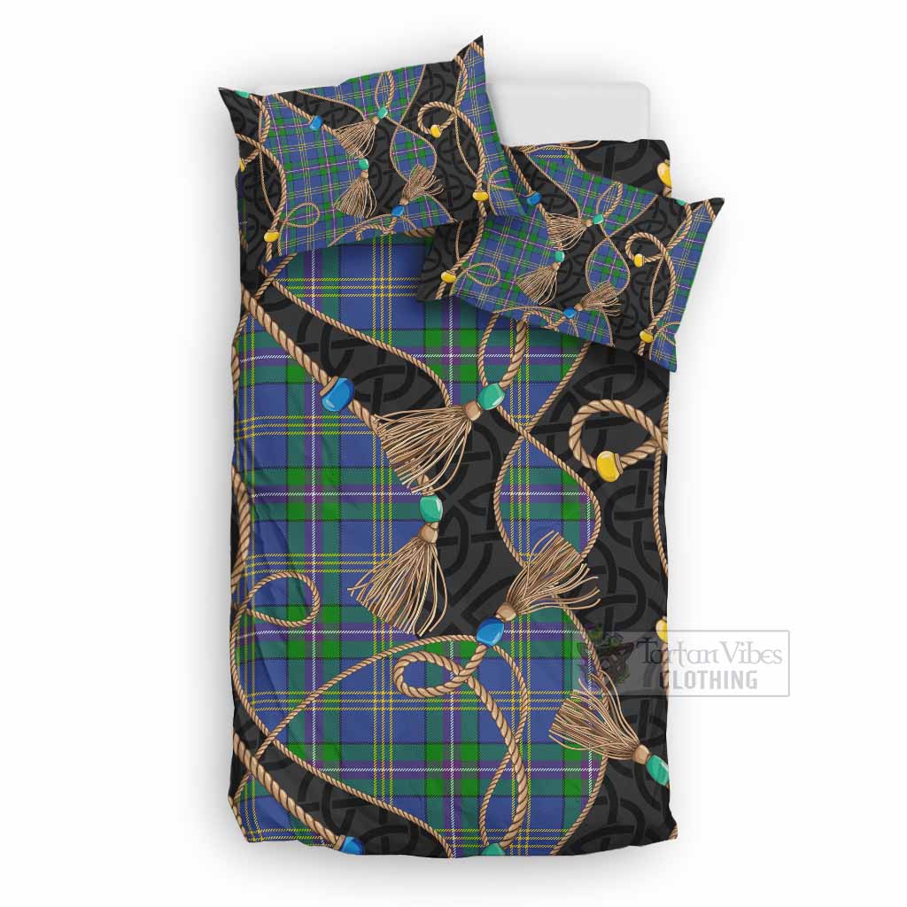 Lambert Scottish Tartan Twisted Ropes Stylized Bedding Set UK Bedding Set UK Double 79*79 inch - Tartan Vibes Clothing