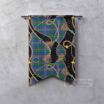 Lambert Scottish Tartan Twisted Ropes Stylized Gonfalon Fishtail - Tartan Vibes Clothing