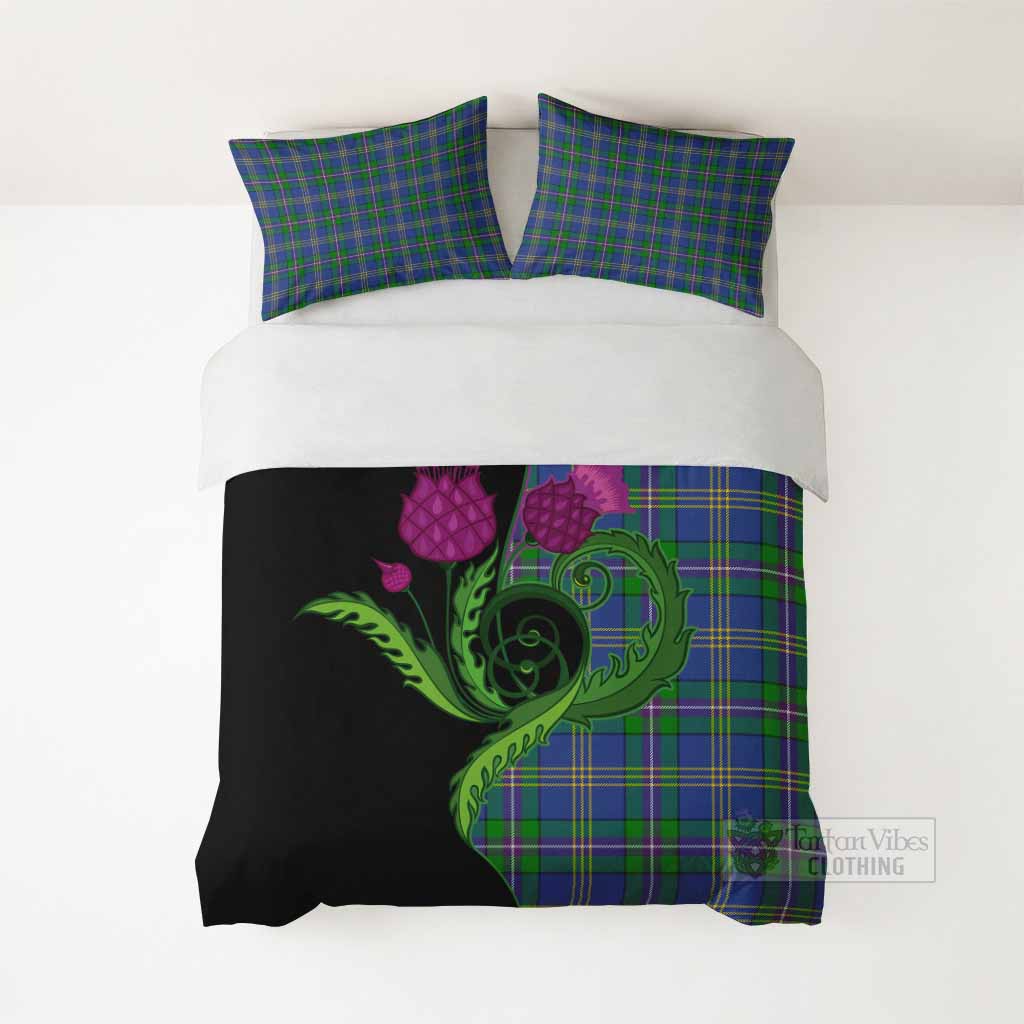Lambert Tartan Bedding Set Traditional Scottish Thistle - Tartan Vibes Clothing