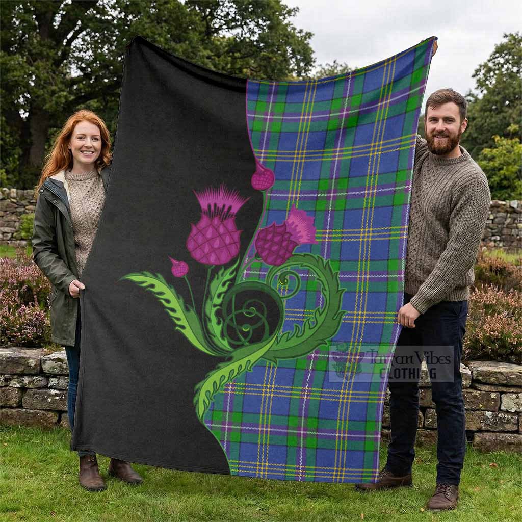Lambert Tartan Blanket Traditional Scottish Thistle - Tartan Vibes Clothing
