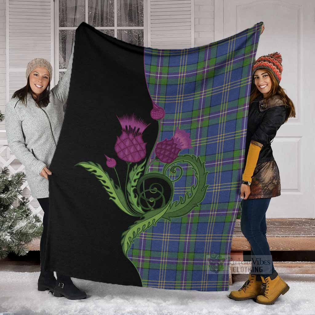 Lambert Tartan Blanket Traditional Scottish Thistle - Tartan Vibes Clothing