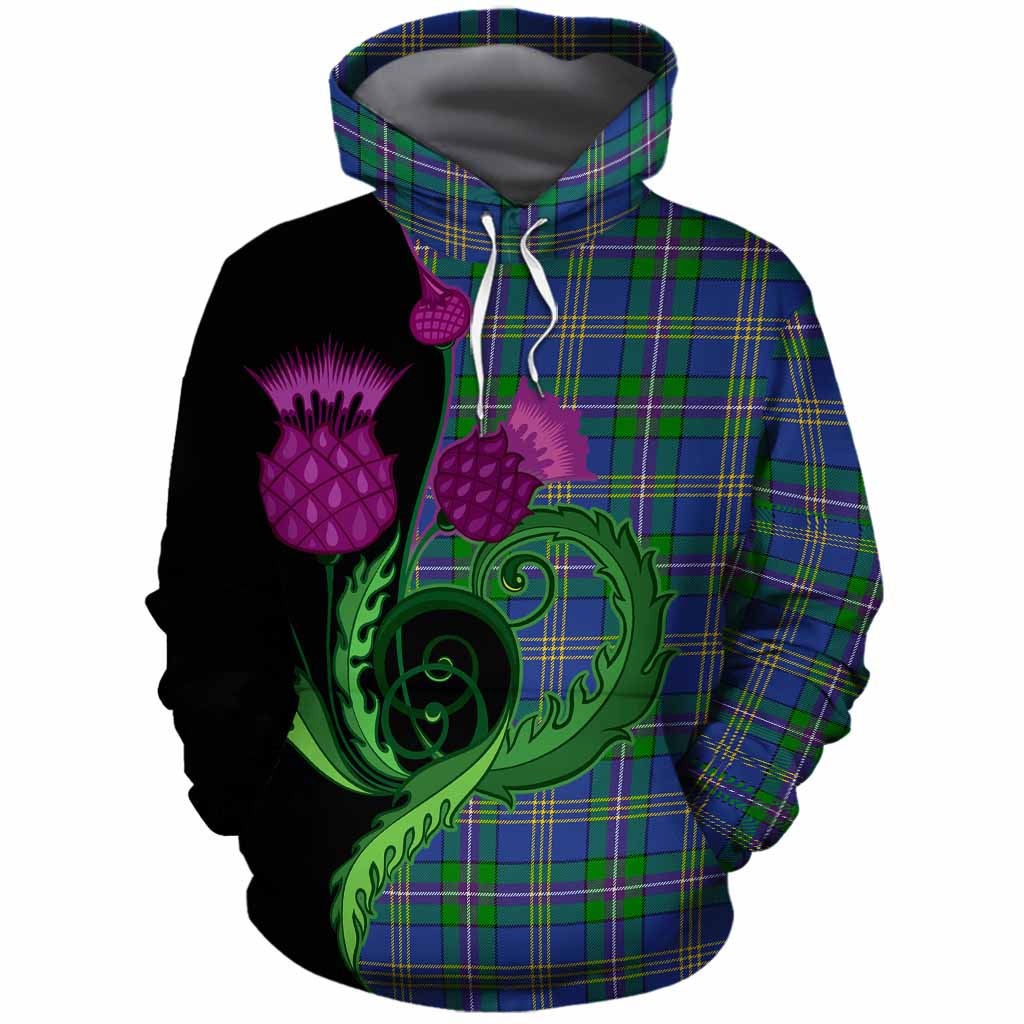 Lambert Tartan Cotton Hoodie Traditional Scottish Thistle