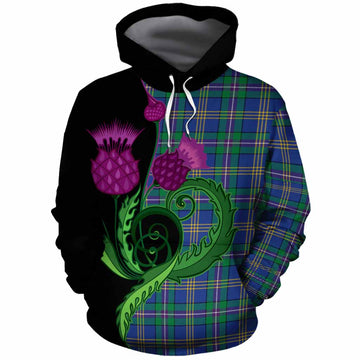 Lambert Tartan Cotton Hoodie Traditional Scottish Thistle