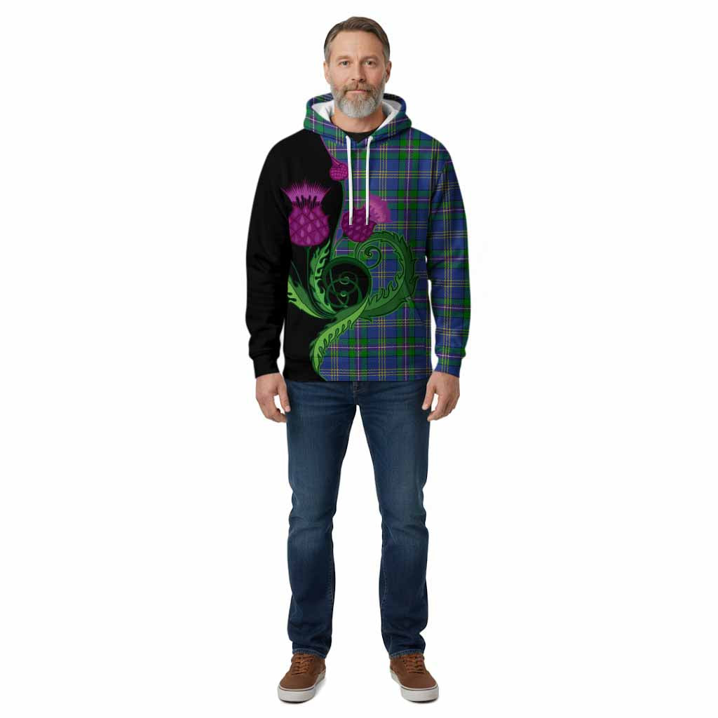 Lambert Tartan Cotton Hoodie Traditional Scottish Thistle