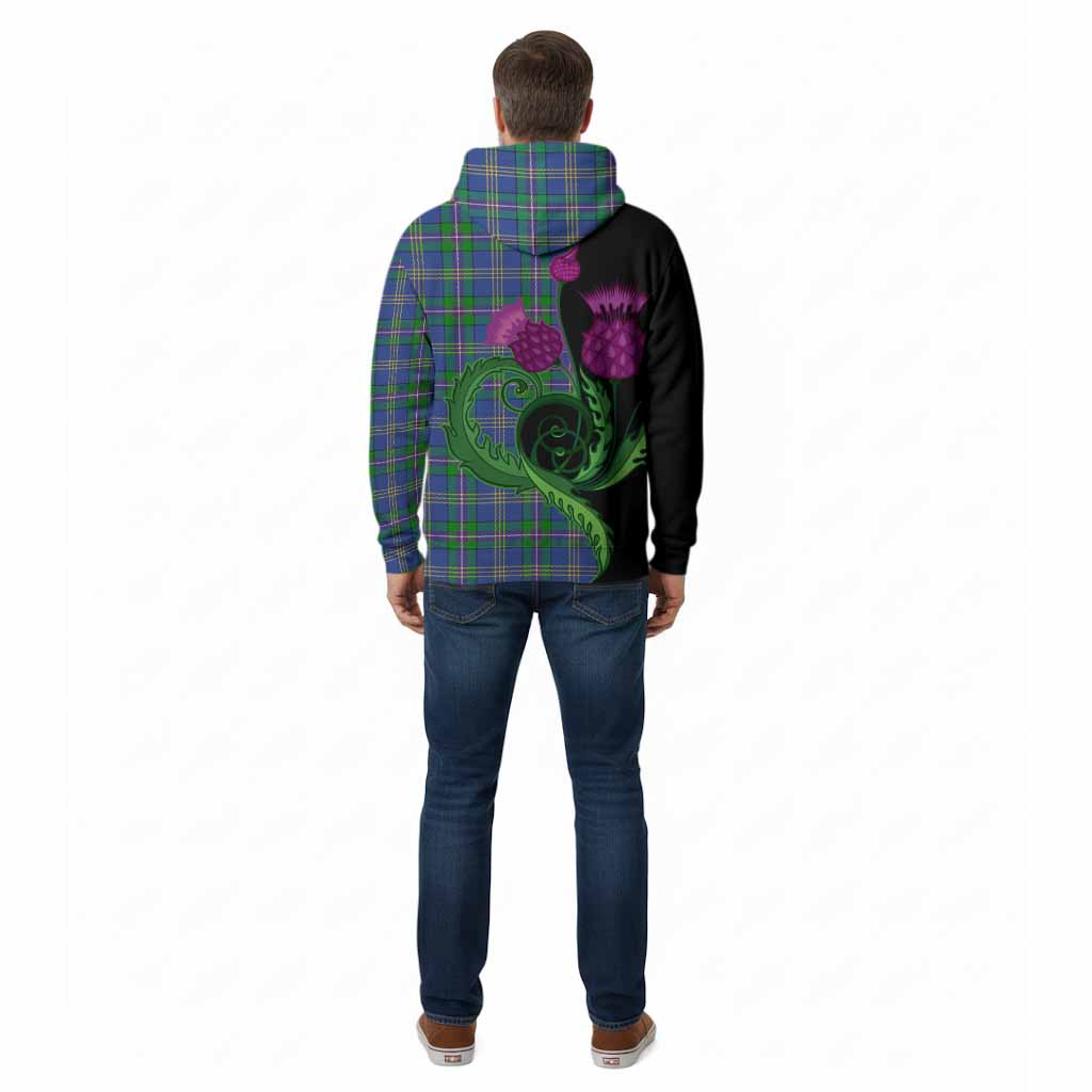 Lambert Tartan Cotton Hoodie Traditional Scottish Thistle