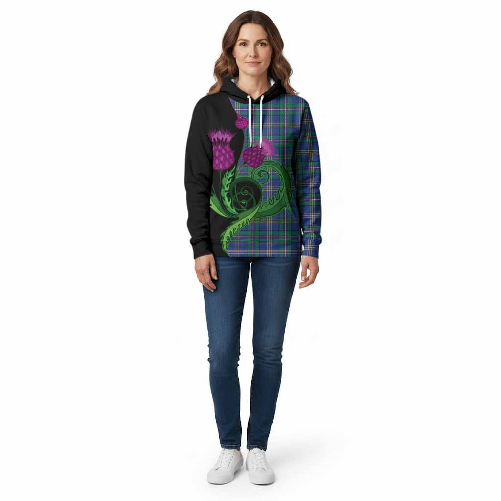 Lambert Tartan Cotton Hoodie Traditional Scottish Thistle