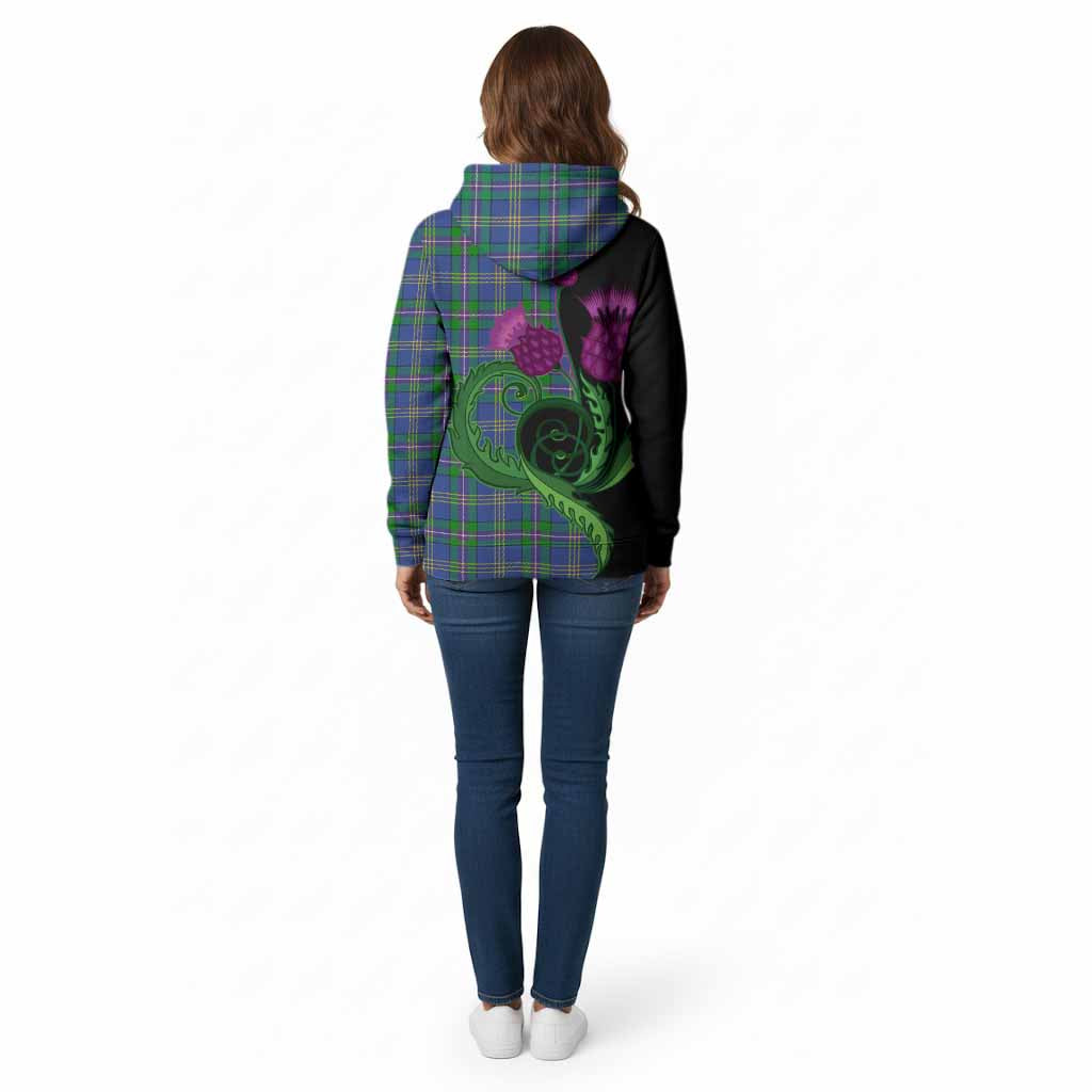 Lambert Tartan Cotton Hoodie Traditional Scottish Thistle