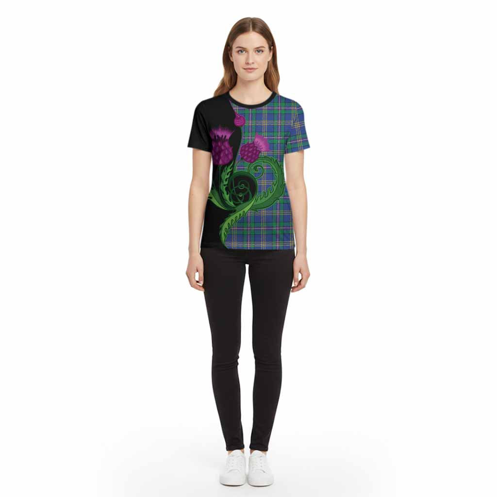 Lambert Tartan Cotton T-shirt Traditional Scottish Thistle