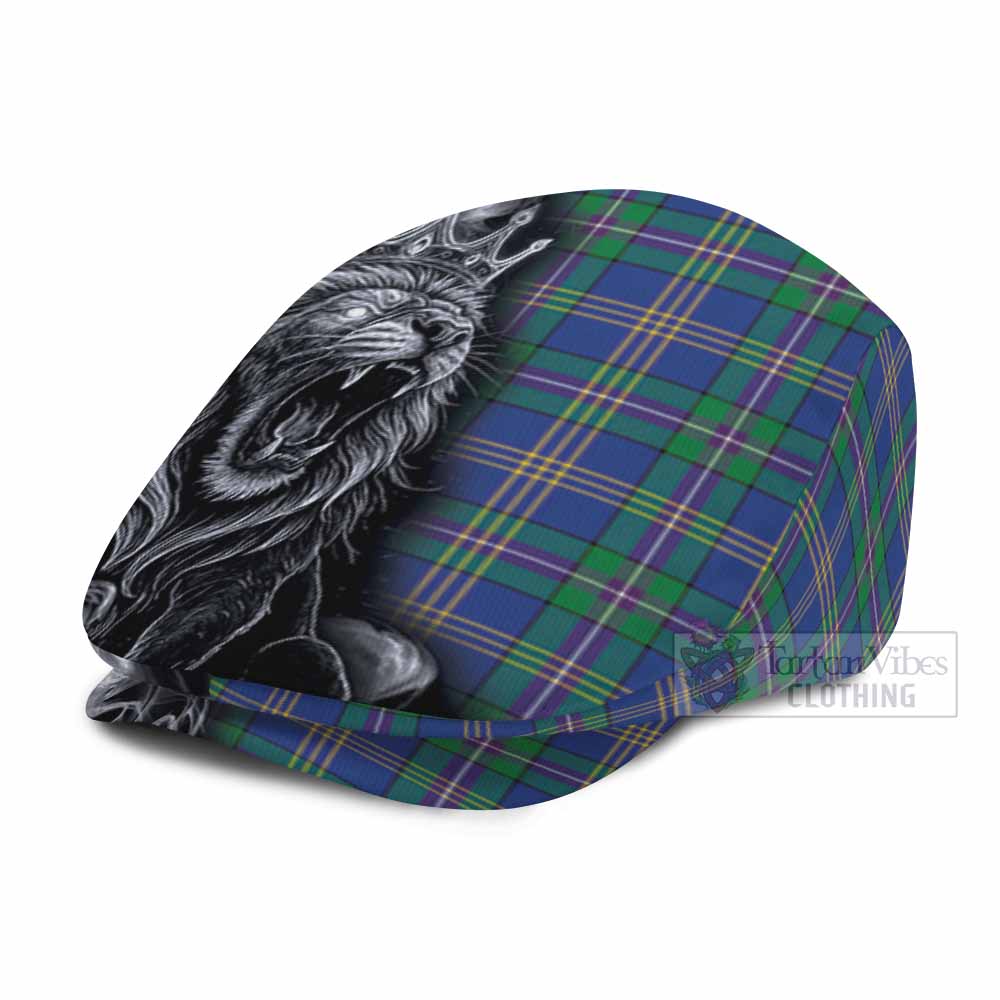 Lambert Tartan Flat Cap, Jeff Cap Roaring Lion Heritage - Tartan Vibes Clothing