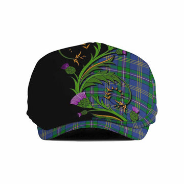 Lambert Tartan Flat Cap, Jeff Cap Scottish Thistle Pride Heritage Art