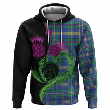 Lambert Tartan Hoodie Traditional Scottish Thistle