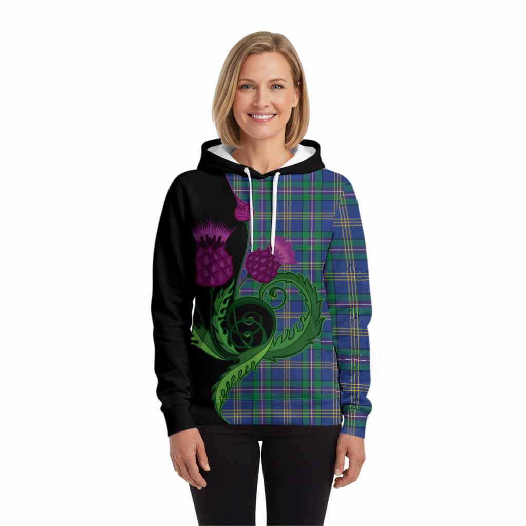 Lambert Tartan Hoodie Traditional Scottish Thistle