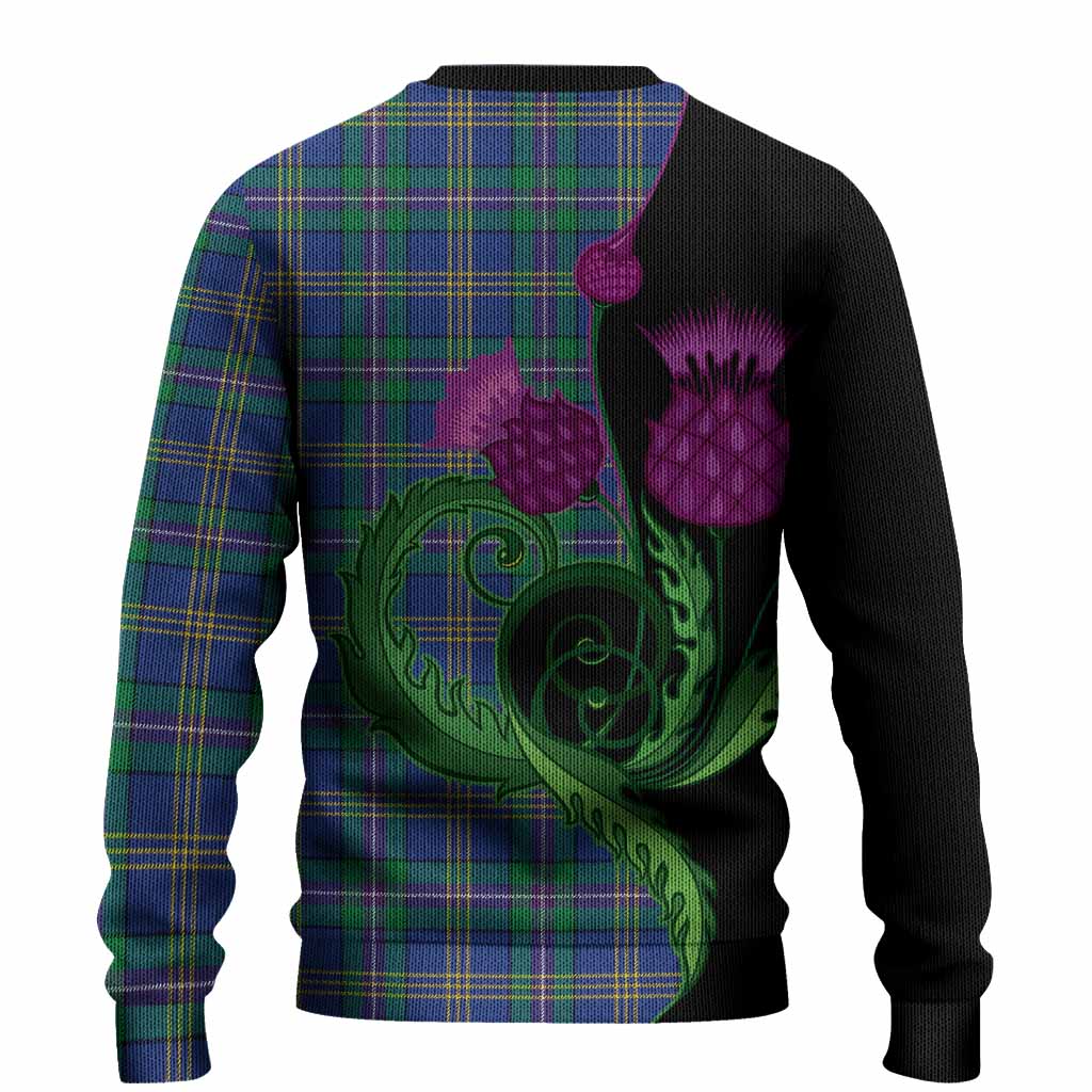 Lambert Tartan Knitted Sweater Traditional Scottish Thistle