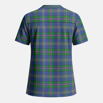 Lambert Tartan Scrub Top - Tartan Vibes Clothing