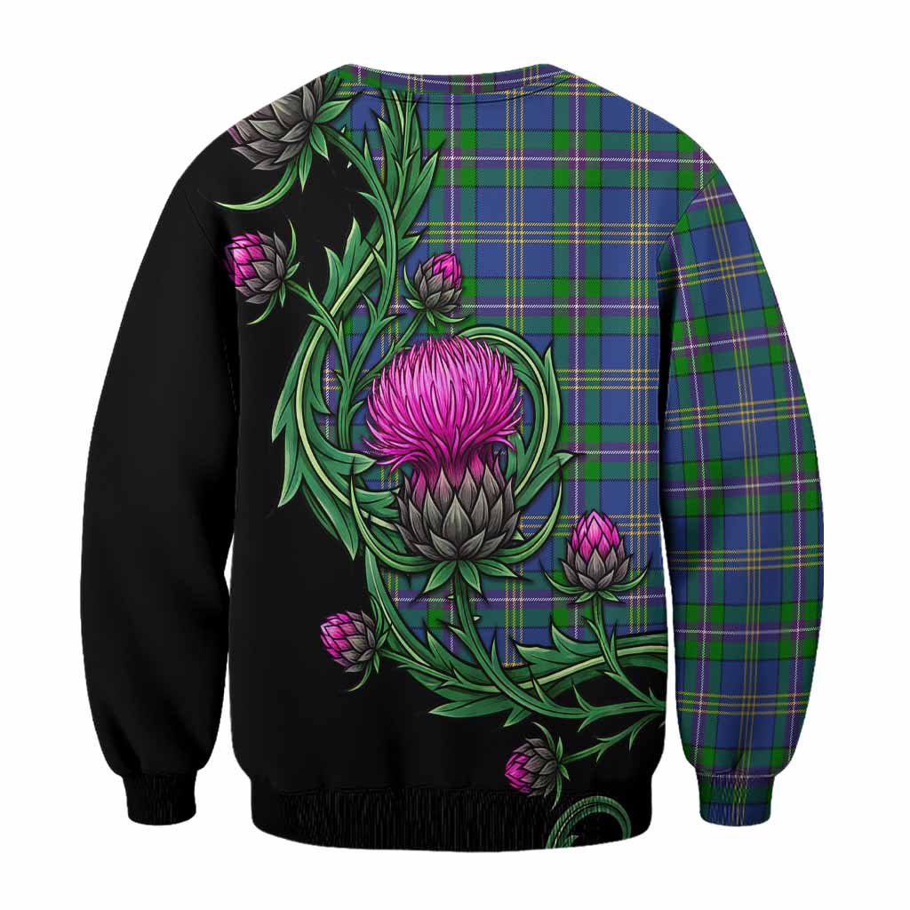 Lambert Tartan Sweatshirt Resilient Scottish Thistle - Tartan Vibes Clothing