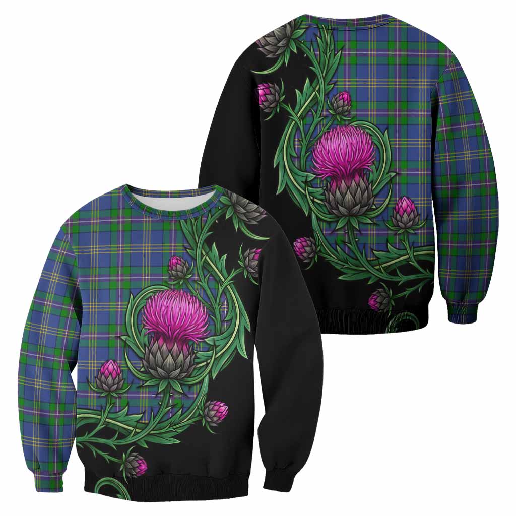 Lambert Tartan Sweatshirt Resilient Scottish Thistle - Tartan Vibes Clothing