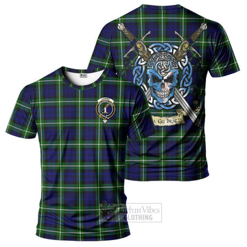 Lammie Tartan T-Shirt with Family Crest Celtic Skull Style Kid's Shirt - Tartan Vibes Clothing