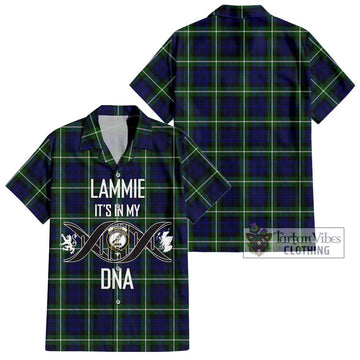 Lammie Tartan Hawaiian Shirt with Family Crest DNA In Me Style Kid - Tartan Vibes Clothing