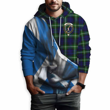 Lammie Tartan Hoodie with Family Crest Scotland Patriotic Style Pullover Hoodie - Tartan Vibes Clothing