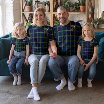 Lammie Tartan T-Shirt with Family Crest