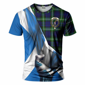 Lammie Tartan T-Shirt with Family Crest Scotland Patriotic Style Kid's Shirt - Tartan Vibes Clothing