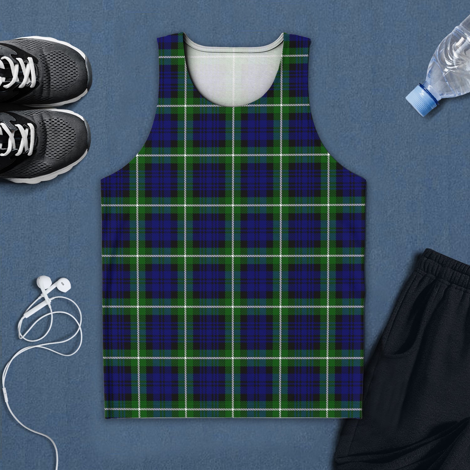 Lammie Tartan Mens Tank Top 5XL - Tartan Vibes Clothing
