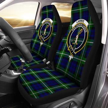 Lammie Tartan Car Seat Cover with Family Crest One Size - Tartan Vibes Clothing