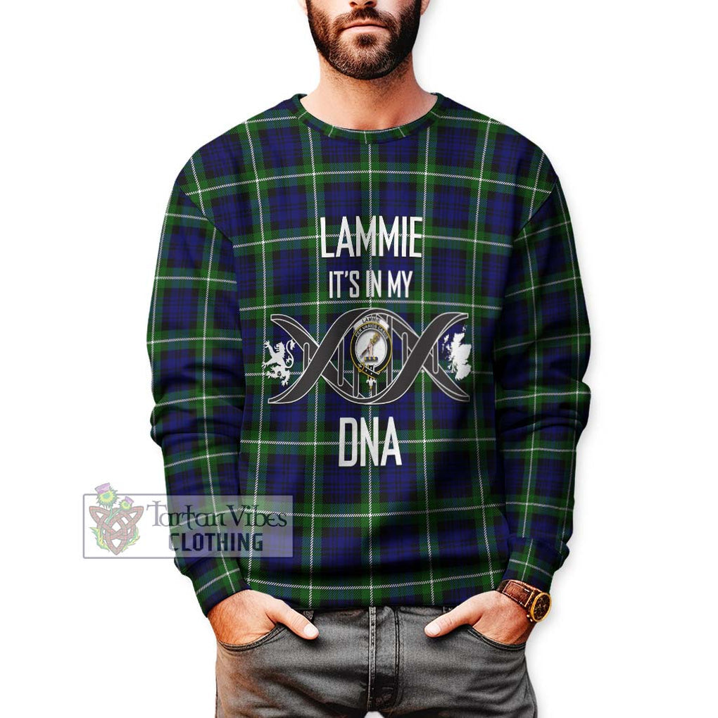 Lammie Tartan Sweatshirt with Family Crest DNA In Me Style Unisex - Tartan Vibes Clothing