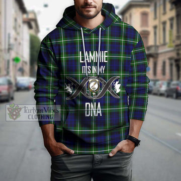 Lammie Tartan Hoodie with Family Crest DNA In Me Style Pullover Hoodie - Tartan Vibes Clothing