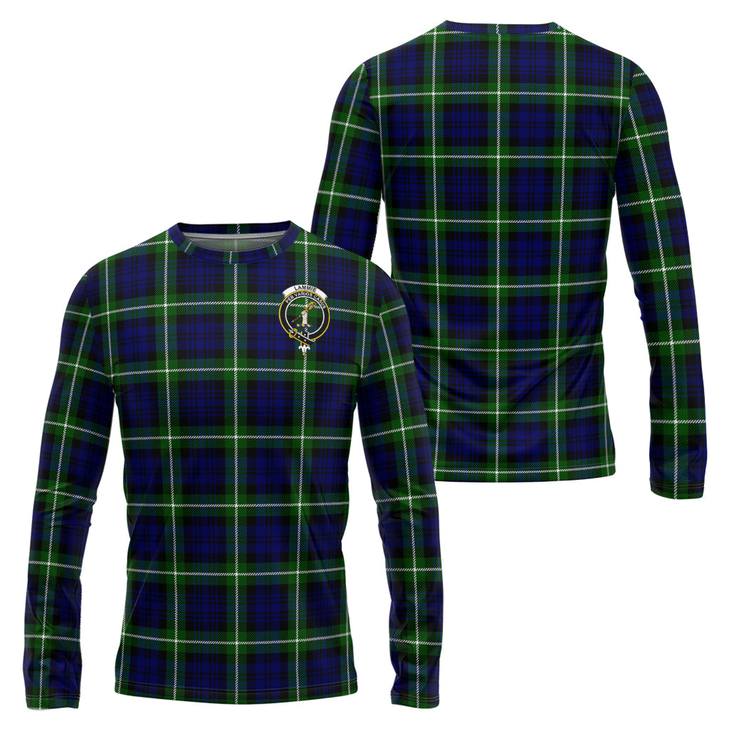 Lammie Tartan Long Sleeve T-Shirt with Family Crest Unisex - Tartan Vibes Clothing