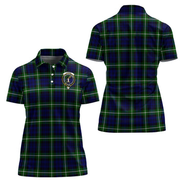 Lammie Tartan Polo Shirt with Family Crest For Women