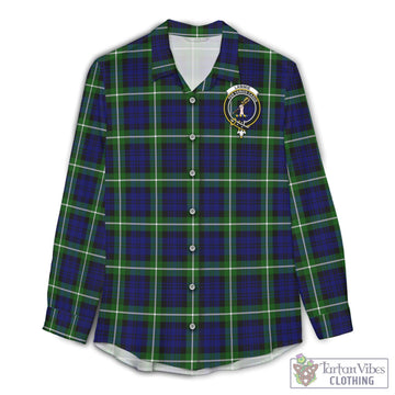 Lammie Tartan Women's Casual Shirt with Family Crest Female - Tartan Vibes Clothing
