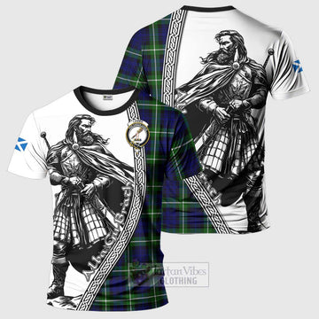 Lammie Tartan Clan Crest T-Shirt with Highlander Warrior Celtic Style Kid's Shirt - Tartan Vibes Clothing