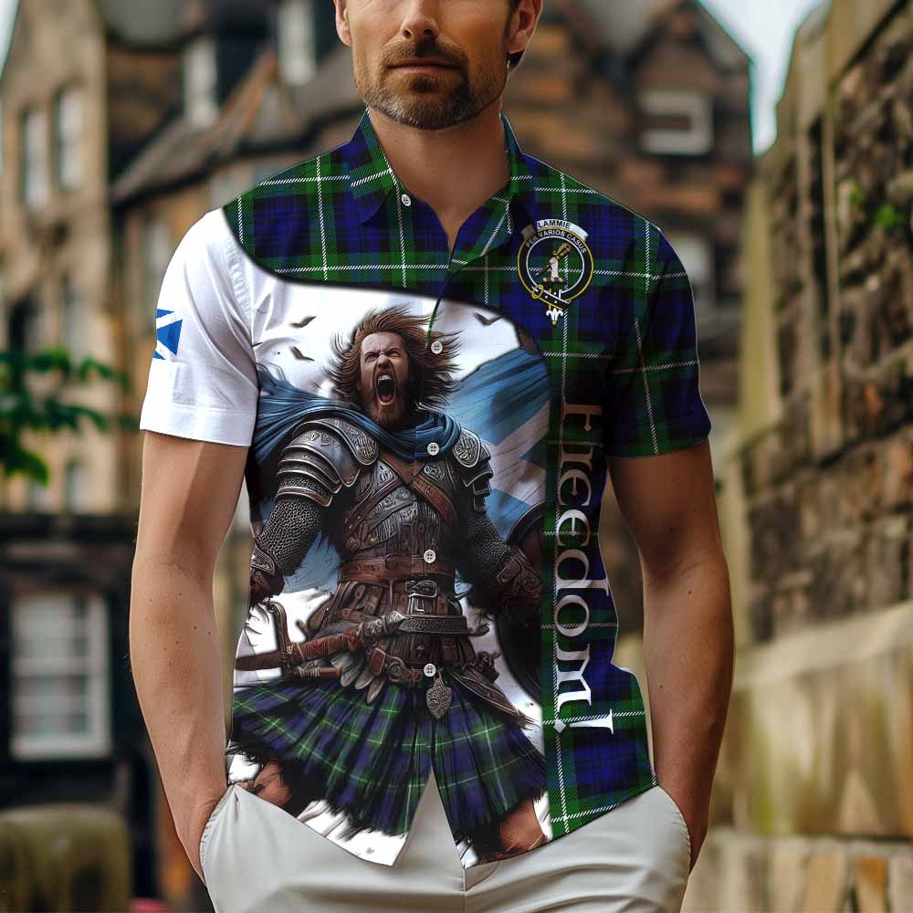 Lammie Crest Tartan Hawaiian Shirt Inspired by the Freedom of Scottish Warrior Kid - Tartan Vibes Clothing