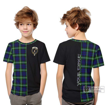 Lammie Tartan Kid T-Shirt with Family Crest and Half Of Me Style Youth XL Size14 - Tartan Vibes Clothing