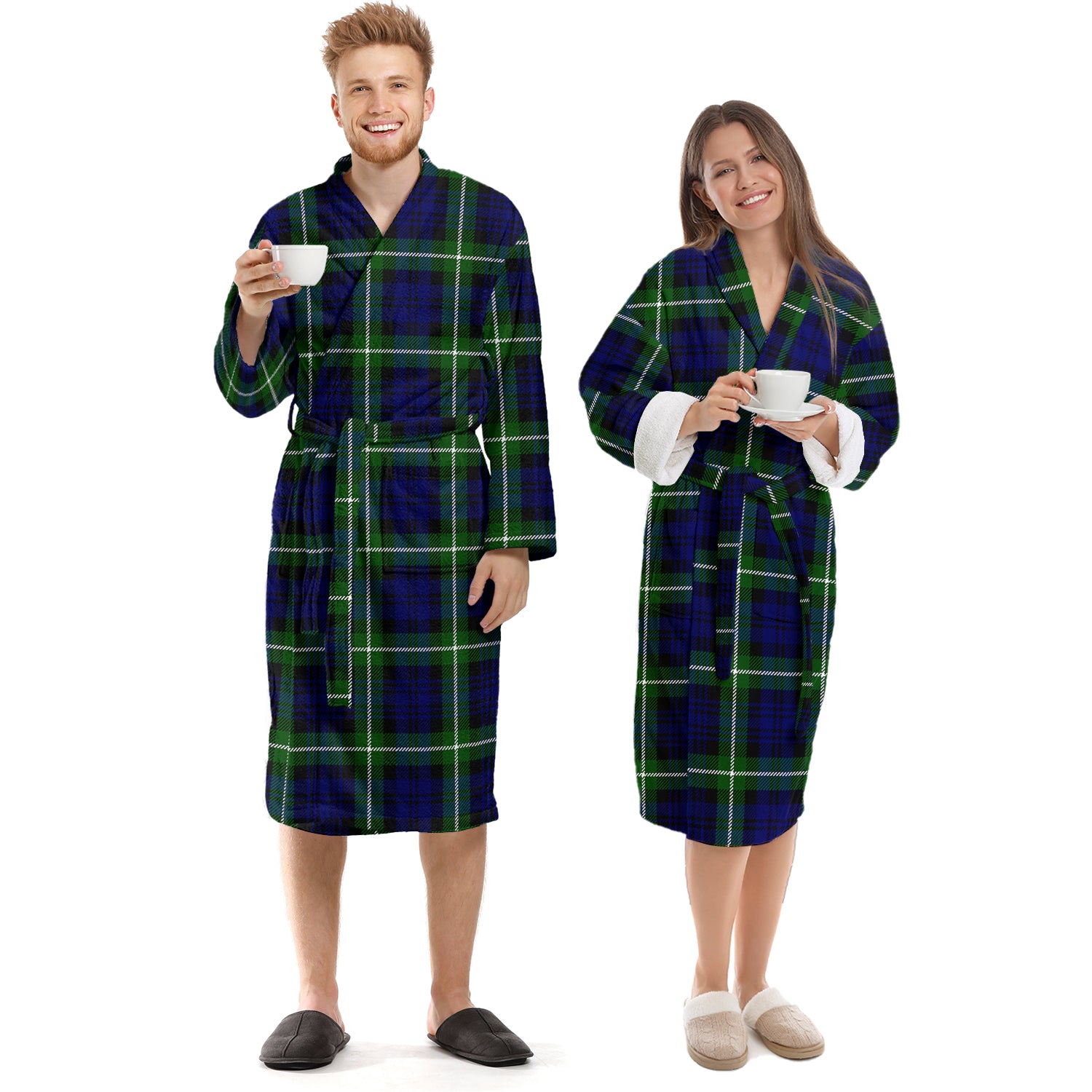 Lammie Tartan Bathrobe Unisex S - Tartan Vibes Clothing