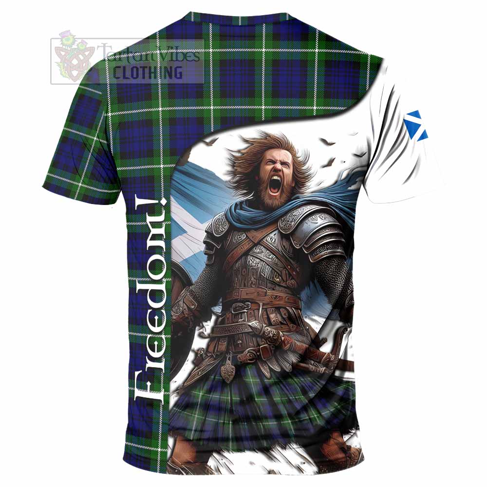 Lammie Crest Tartan T-Shirt Inspired by the Freedom of Scottish Warrior - Tartan Vibes Clothing