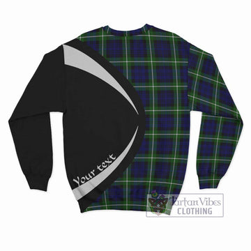 Lammie Tartan Sweatshirt with Family Crest Circle Style - Tartan Vibes Clothing