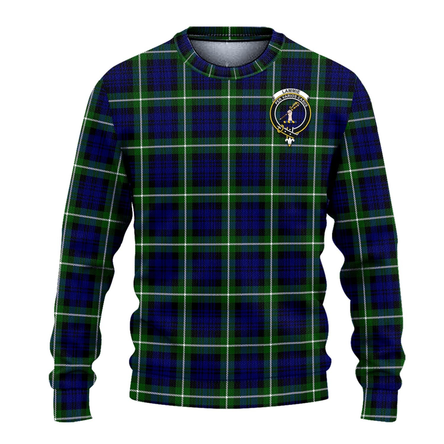 Lammie Tartan Ugly Sweater with Family Crest - Tartan Vibes Clothing