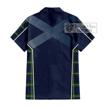 Lammie Tartan Hawaiian Shirt with Family Crest and Lion Rampant Vibes Sport Style - Tartan Vibes Clothing