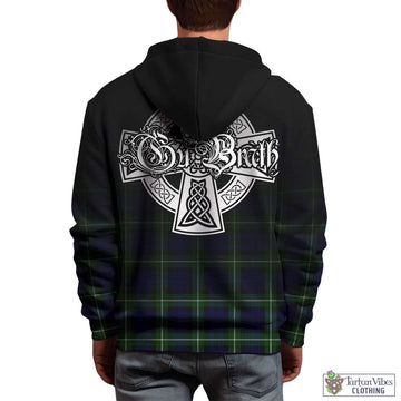 Lammie Tartan Hoodie Featuring Alba Gu Brath Family Crest Celtic Inspired - Tartan Vibes Clothing