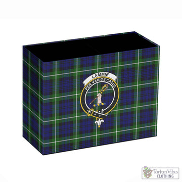Lammie Tartan Pen Holder with Family Crest - Tartan Vibes Clothing