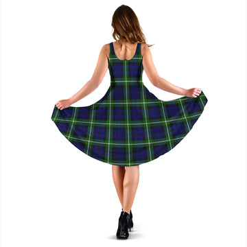 Lammie Tartan Sleeveless Midi Womens Dress - Tartan Vibes Clothing