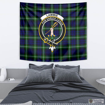 Lammie Tartan Tapestry Wall Hanging and Home Decor for Room with Family Crest - Tartan Vibes Clothing