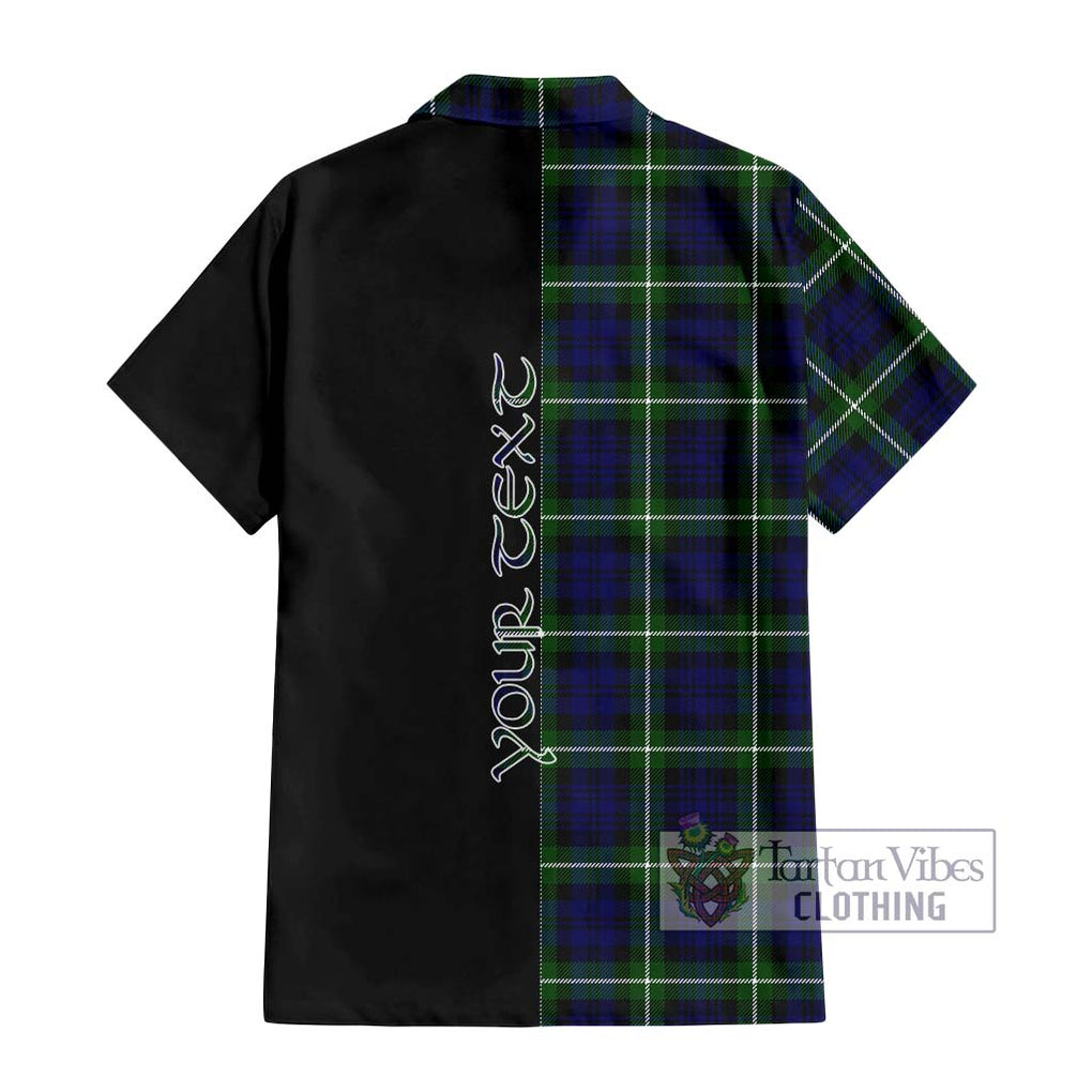 Lammie Tartan Hawaiian Shirt with Family Crest and Half Of Me Style - Tartan Vibes Clothing