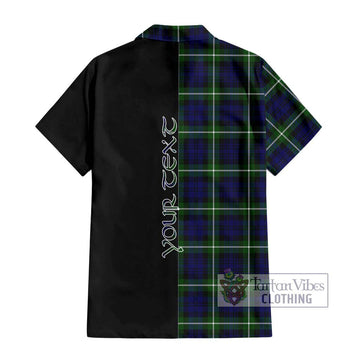 Lammie Tartan Hawaiian Shirt with Family Crest and Half Of Me Style - Tartan Vibes Clothing