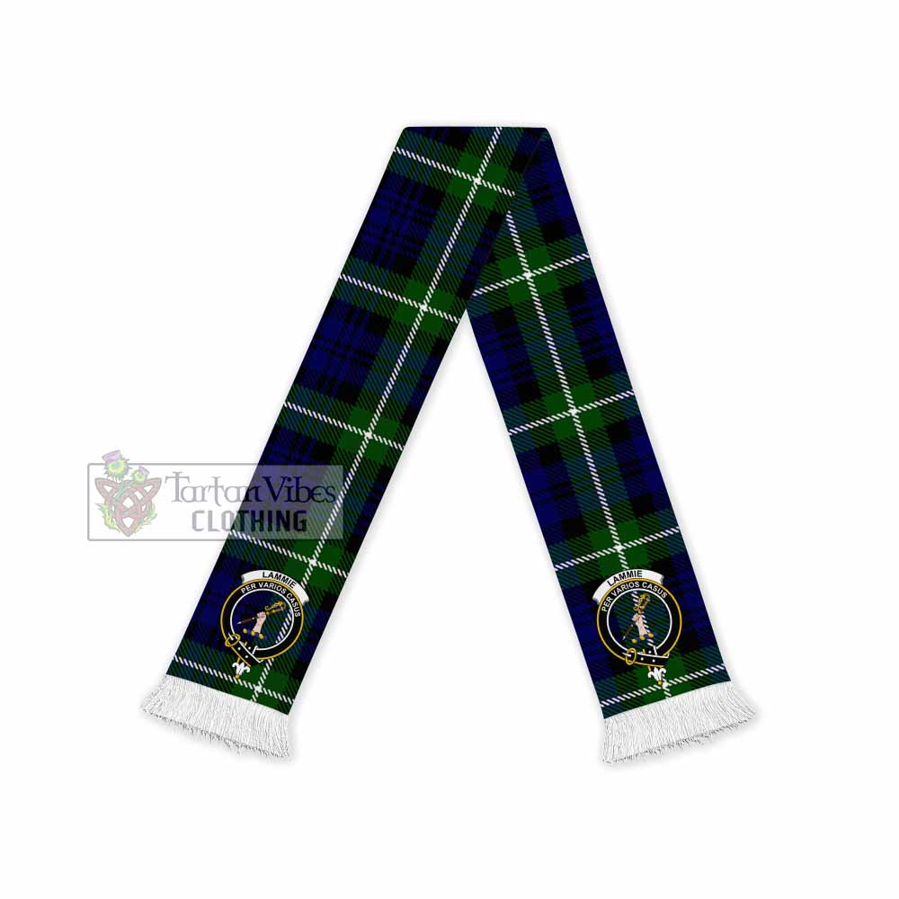 Lammie Tartan Ruffneck Scarf with Family Crest - Tartan Vibes Clothing