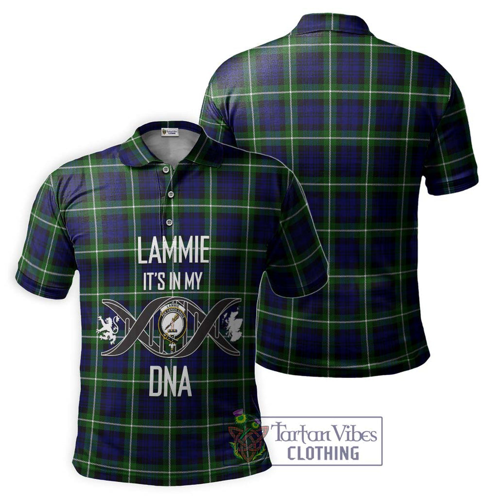 Lammie Tartan Polo Shirt with Family Crest DNA In Me Style - Tartan Vibes Clothing