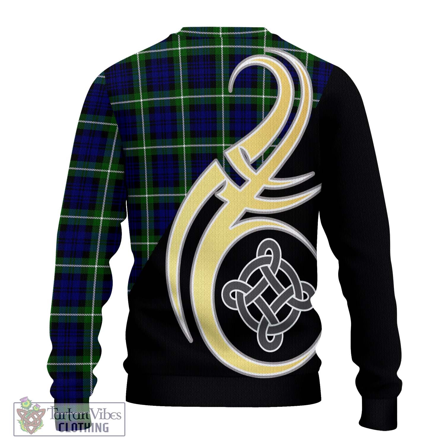 Lammie Tartan Ugly Sweater with Family Crest and Celtic Symbol Style - Tartan Vibes Clothing
