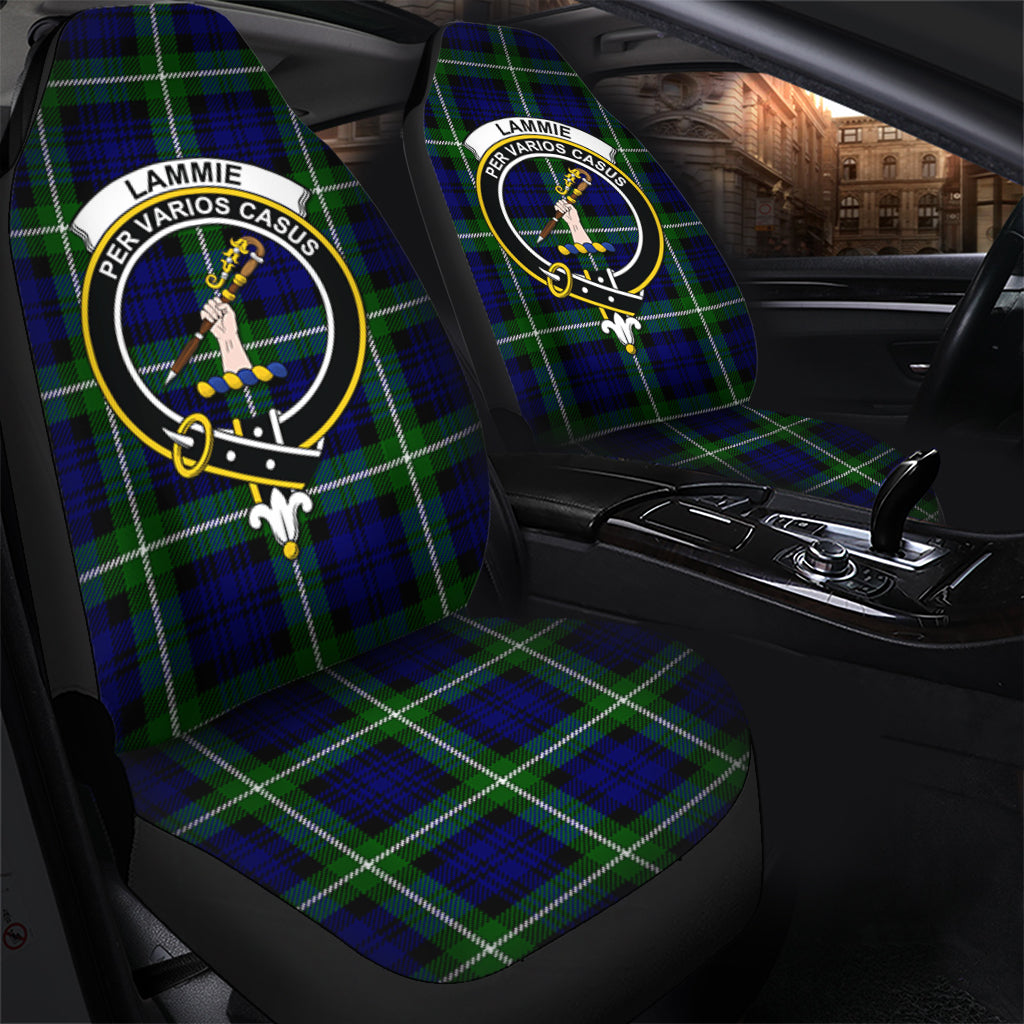 Lammie Tartan Car Seat Cover with Family Crest - Tartan Vibes Clothing